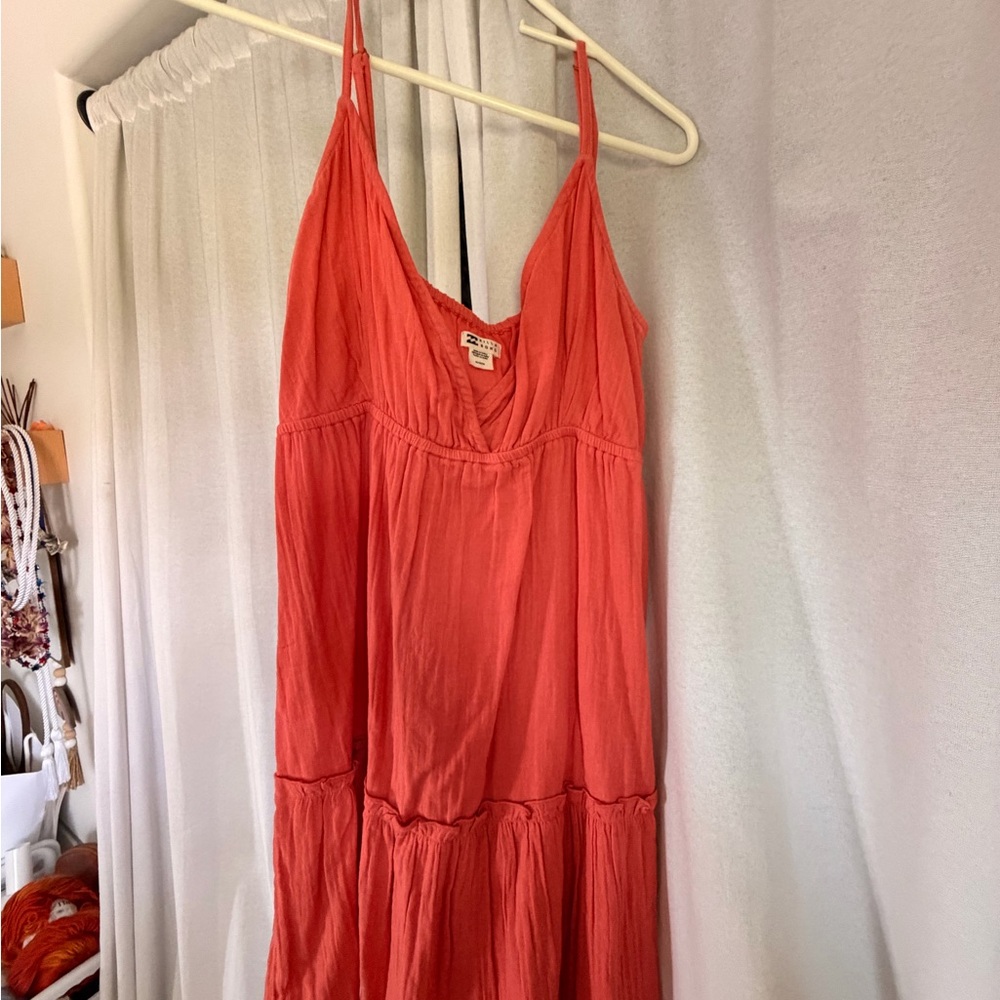 Billabong Coral Spaghetti-Strap Slip Dress